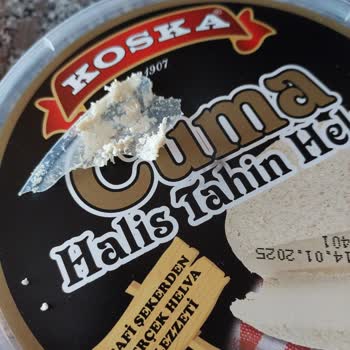 Koska Mahir Gıda Koska Helva İçinden Plastik Parça Çıktı