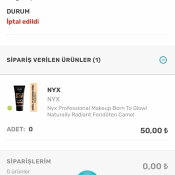 Watsons Haksız Sipariş İptali