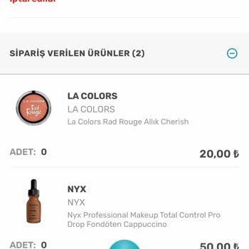 Watsons Haksız Sipariş İptali