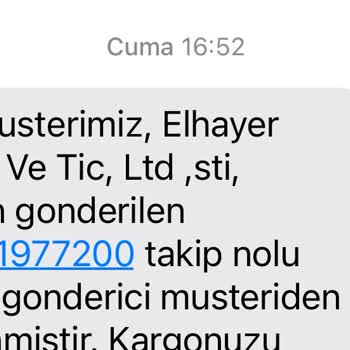 Sürat Kargo Gaziantep'ten Mardin'e Kargo Verdiler Ayın 2'sinde Ve Bugün Ayın 6'sı