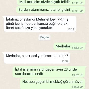 Rox Royal Hotel Otel İptal İadesi Şikayeti