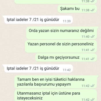 Rox Royal Hotel Otel İptal İadesi Şikayeti
