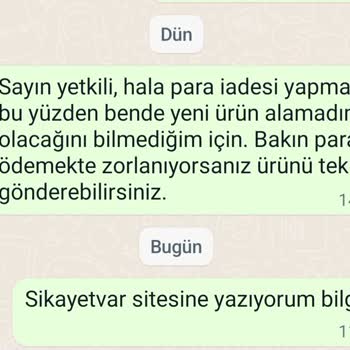 Shey Store İade Aldıkları Ayıplı Ürün Para İadesi Yapılmıyor