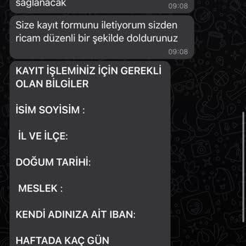 İşin Olsun IBAN Bilgilerimi Aldılar