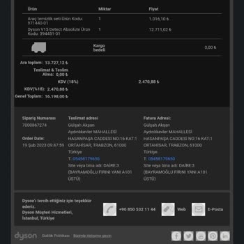 Dyson Mağduriyeti Ve Pişmanlığı
