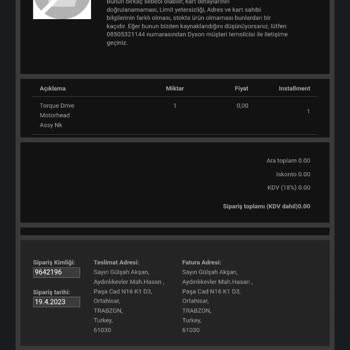 Dyson Mağduriyeti Ve Pişmanlığı