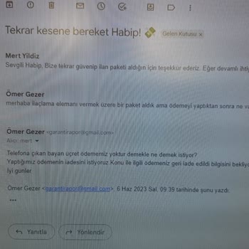 24 Saatte İş Alınmayan Hizmet İçin Ödemenin Acilen İadesini İstiyoruz