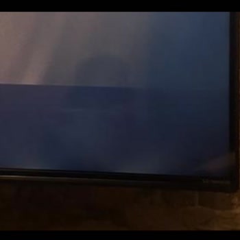 LG 65 Nano766qa Leakage Of Light And Cloudiness