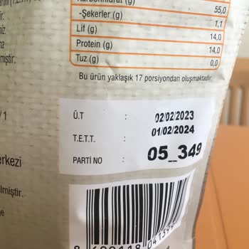 A101 Burch Yulaf Ezmesi Acı Çıktı Şikayetçiyim