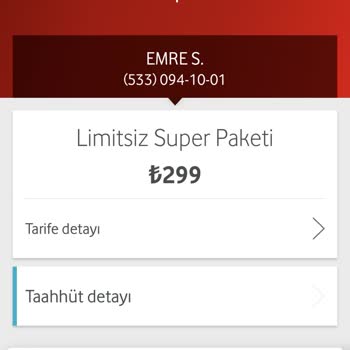 Vodafone Tarife Değişikliği Ve 2. El Yenilenmiş Cihaz