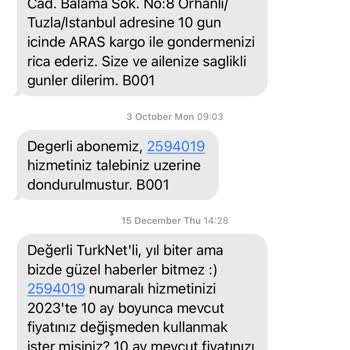 TurkNet'in Modemi Kargoladığım Halde Benden Modem Ücreti Alması