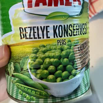 Tamek Bezelye Konservesi İçinden Böcek Çıktı