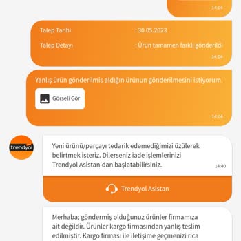 Trendyol Yanlış, Eksik Ürün