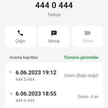 4440444 Numara Devamlı Rahatsız Ediyor