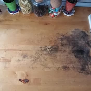 IKEA Ahşap Mutfak Tezgahında Çürüme