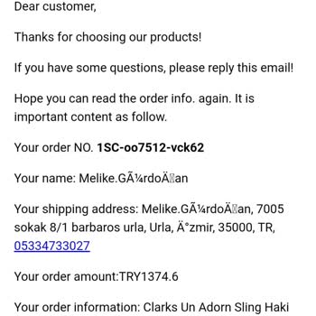 Clarksturkiye.co Fazla Ücret Tahsili Ve İlgisizlik