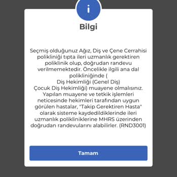 Duaçınarı Ağız Ve Diş Sağlığı Merkezi Randevu Alamıyorum