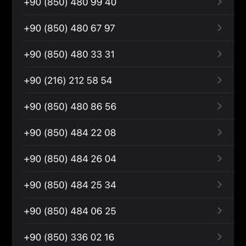 D-Smart +90 (850) 484 26 51 Gibi Numaraların Sürekli Araması