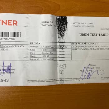Boyner Defolu Ürün İadesi Almıyor