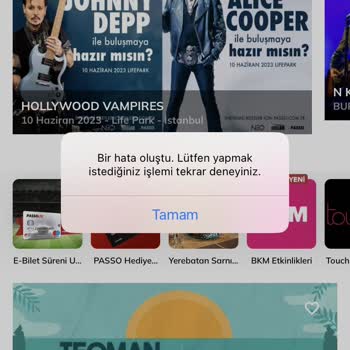 Passolig Bilet Transferi Hata Veriyor