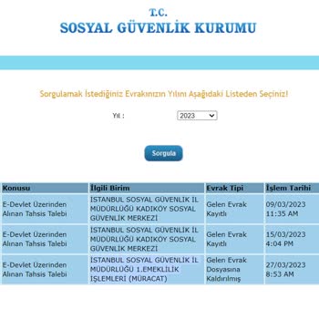 SGK Sonuca Ulaşmayan EYT Başvurusu