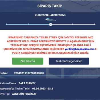 Hoopkapıda Kargo Firması Şikayeti!