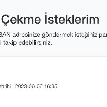 Gardrops Para Çekme İptali