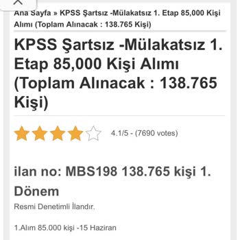 Memurlar.net KPSS'siz İş Alımları İçin Önemli Uyarı