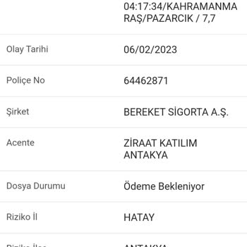 DASK Depremde Yıkılan Evimin Parasını Ödemiyor