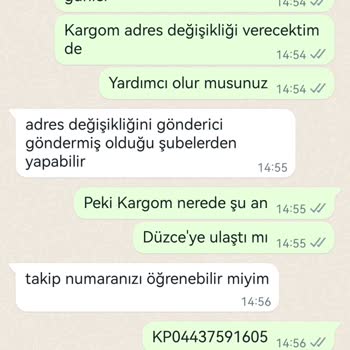 PTT Kargo Kargo Geri Dönüşü