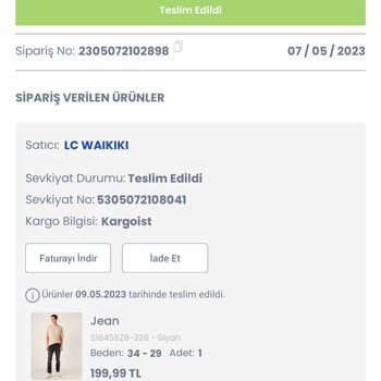 LCW Pantolon Kalitesizliği