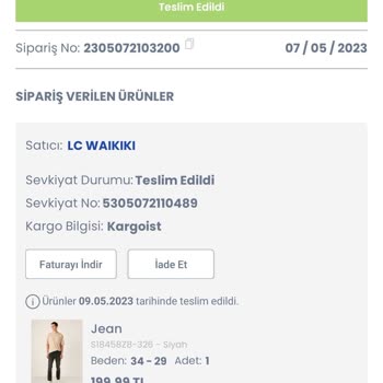 LCW Pantolon Kalitesizliği
