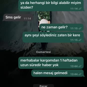 Scatti Butik Kargom Gelmiyor, Herhangi Bir İletişim Kuramıyorum