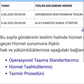 Aras Kargo 5 Km Mesafede 4 Gün Oldu Getirmedi