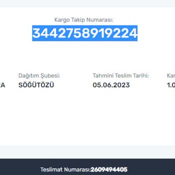 Aras Kargo Ankara Söğütözü Şube