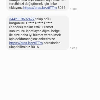 Aras Kargo'nun Yapmış Olduğu Müşteri Mağduriyeti