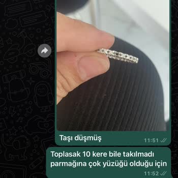 Lizay Pırlanta Yüzüğümüzü Tadilat İçin Aldı Geri Vermedi