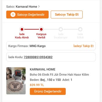 Trendyol Bitmeyen İade Hakkında