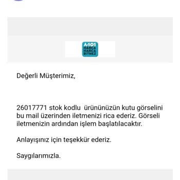 A101 İade Almak İstemiyor