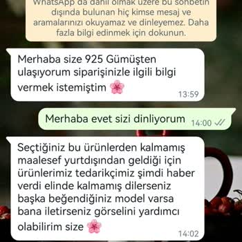 925gumus.net Stokta Olmayan Ürün Satışı