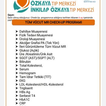 Özkaya Tıp Merkezinin İlgisizliği