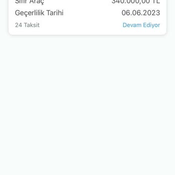 Kuveyt Türk Taşıt Kredisi Faiz Oranı Değişikliği