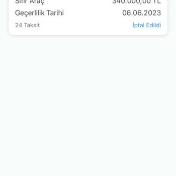 Kuveyt Türk Taşıt Kredisi Faiz Oranı Değişikliği