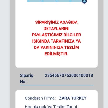 Zara Ve Hoopkapıda Sipariş Teslim Problemi
