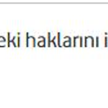 Vodafone Super Uyumlu Tarifesi İçerik Değiştirme Sorunu