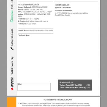 Arçelik Yetkili Servis Fahiş Fiyat