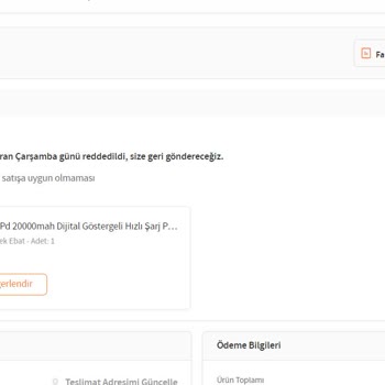 Trendyol İadeleri Reddediyor. İncelemeye Sokuyor Alıcıyı Mağdur Ediyor