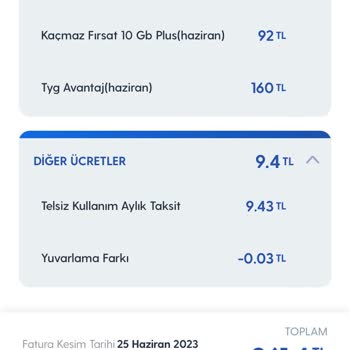 Turkcell'in Haksız Yere Fazladan Fatura Çıkarması