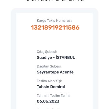 Setabianca Ürün Teslim Edilmedi