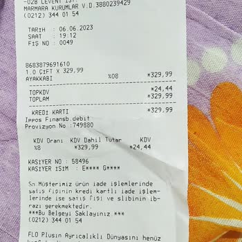 FLO Ayakkabı Güvenimi Sarsan Ayakkabı Tabanı!